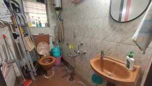 Bathroom in 1 BHK Apartment at Dheeraj Valley, Goregaon East – for Rent