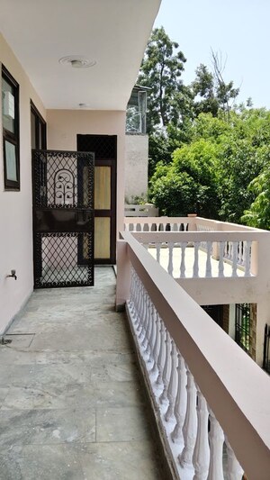 Balcony in 3 BHK Builder Floor at Spring Field Colony – for Rent