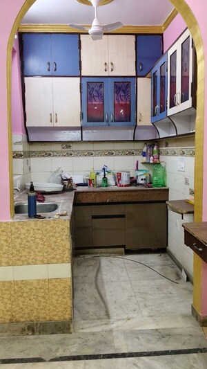 Kitchen in 3 BHK Builder Floor at Spring Field Colony – for Rent