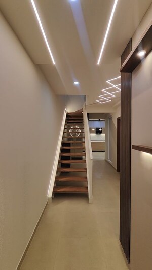 Staircase in  Apartment at Bhartiya City Nikoo Homes 4, Thanisandra Main Road – for Rent