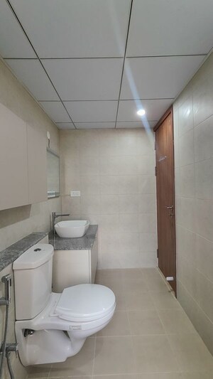 Bathroom in  Apartment at Bhartiya City Nikoo Homes 4, Thanisandra Main Road – for Rent
