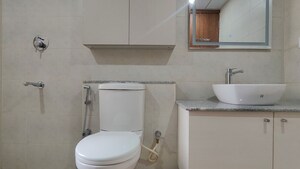 Bathroom in  Apartment at Bhartiya City Nikoo Homes 4, Thanisandra Main Road – for Rent