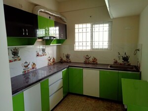 Kitchen in 3 BHK Apartment at Modi Mayflower Platinum, Mallapur – for Rent