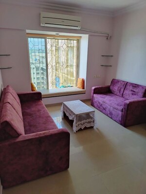 Living Room in 1 BHK Apartment at Mantri Serene, Goregaon East – for Rent