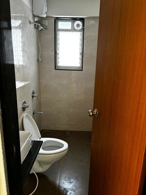 Bathroom in 3 BHK Apartment at Bajaj Shubhada, Vile Parle East – for Rent