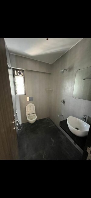 Attached Bathroom in 3 BHK Apartment at Poonam Heights, Goregaon West – for Rent
