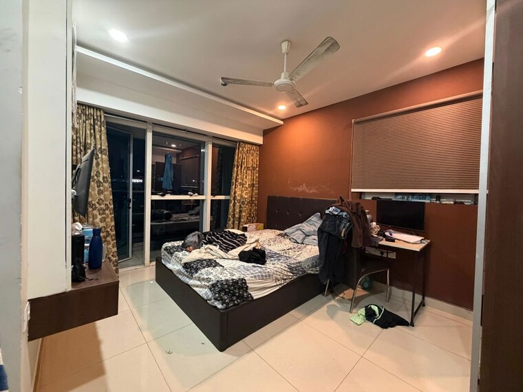 Living Room, golf-edge 3 Bedroom 1961 Sq.Ft. Apartment In Gachibowli Hyderabad 10396324