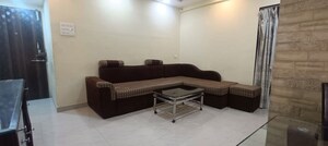 Living Room in 2 BHK Apartment at La Chapelle Apartment, Malad West – for Rent