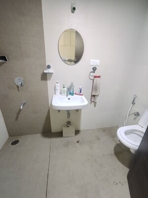 Bathroom in 2 BHK Apartment at Greennesto O2, Harlur – for Rent