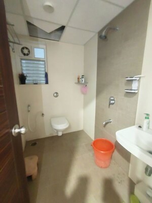 Bathroom in 2 BHK Apartment at Greennesto O2, Harlur – for Rent