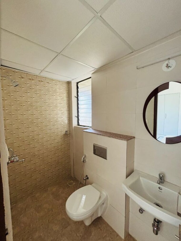 Bathroom, wadhwa-wise-city-south-block-phase-1-b1-wing-a2 1 Bedroom 560 Sq.Ft. Apartment In Old Panvel Navi Mumbai 10396390