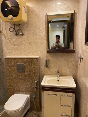 Bathroom in 4 BHK Builder Floor at Empire Floors, Sector 57 – for Rent