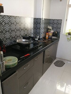 Kitchen in 1 BHK Apartment at Lodha Amara, Kolshet Road – for Rent