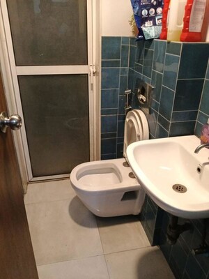Bathroom in 1 BHK Apartment at Lodha Amara, Kolshet Road – for Rent