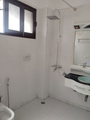 Bathroom in 4 BHK Builder Floor at Safdarjung Development Area – for Rent