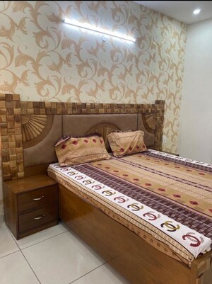 Bedroom in 3 BHK Apartment at Highland Park Chandigarh, Bhabat – for Rent