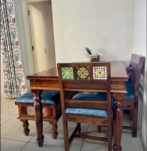 Dining area in 3 BHK Apartment at Allwin El Spazia, Sanauli – for Rent