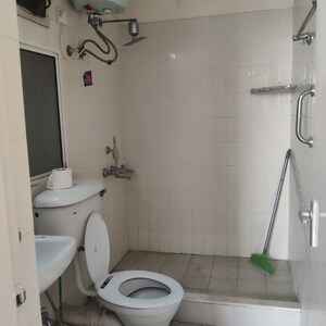 Bathroom in 2 BHK Apartment at DLF The Carlton Estate, Dlf Phase V – for Rent