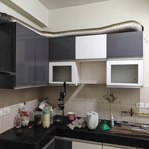 Kitchen in 3 BHK Apartment at Antriksh Golf View - II, Sector 78 – for Rent