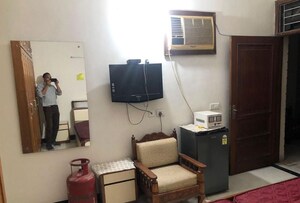 Bedroom in 1 BHK Independent House at Sector 21 – for Rent