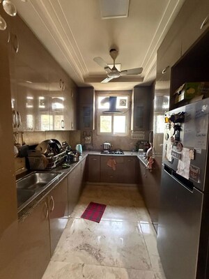 Kitchen in 3 BHK Builder Floor at Chittaranjan Park – for Rent