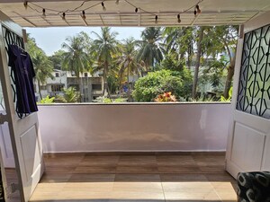 Balcony in 1 BHK Apartment at Garden View Apartments Vile Parle, Vile Parle West – for Rent