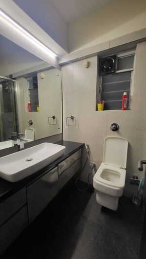 Washroom in 3 BHK Apartment at Soham Tropical Lagoon 4 Jacaranda, Ghodbunder Road – for Sale