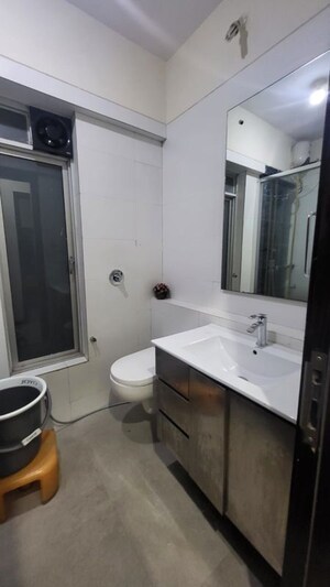 Washroom in 3 BHK Apartment at Soham Tropical Lagoon 4 Jacaranda, Ghodbunder Road – for Sale