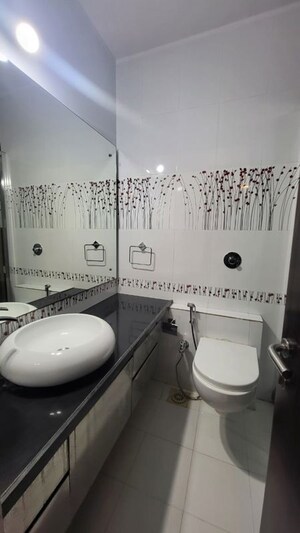 Washroom in 3 BHK Apartment at Soham Tropical Lagoon 4 Jacaranda, Ghodbunder Road – for Sale