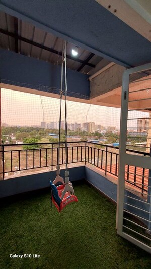 Balcony in 2 BHK Apartment at Sai Pallacio, Ravet – for Rent