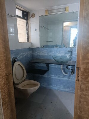 Bathroom in 2 BHK Apartment at Sector 13 Sanpada – for Rent