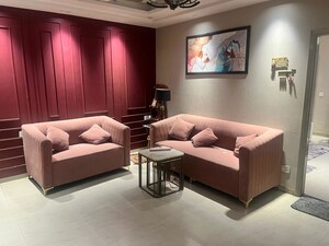 Living Room in 3.5 BHK Apartment at Amolik Aster Woods, Sector 98 – for Sale