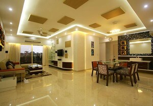 Living Room in 4 BHK Builder Floor at Green Fields Colony – for Rent