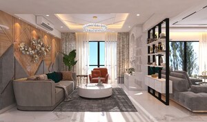 Living Room in 4 BHK Builder Floor at Green Fields Colony – for Rent