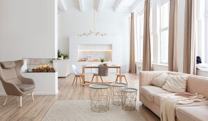 Living Room in 4 BHK Builder Floor at Green Fields Colony – for Rent