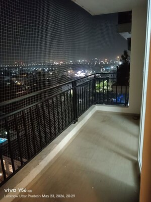 Balcony in 3 BHK Apartment at Omaxe The Palace, Gomti Nagar – for Rent