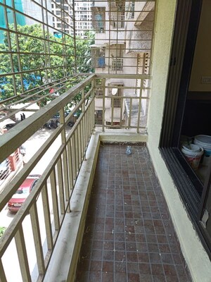 Balcony in 2 BHK Apartment at Chavandai Residency II, Kalwa – for Rent