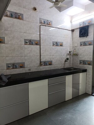 Kitchen in 2 BHK Apartment at Chavandai Residency II, Kalwa – for Rent
