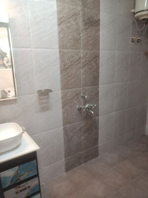 Bathroom in 2 BHK Builder Floor at Vasant Kunj Enclave – for Rent