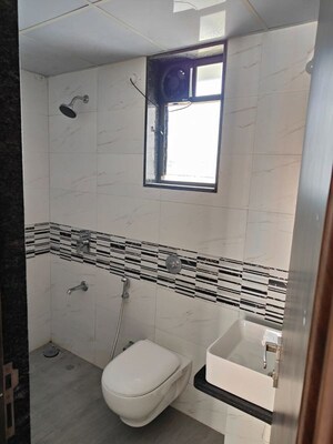 Bathroom in 2.5 BHK Apartment at Kohinoor Sapphire 3, Tathawade – for Rent