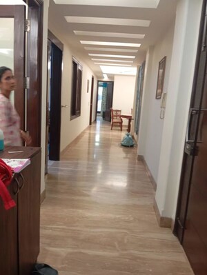 Building Lobby in 4 BHK Builder Floor at Greater Kailash ii – for Sale