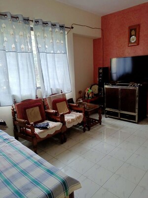 Living Room in 2 BHK Apartment at Gananjay Society, Kothrud – for Sale