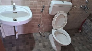 Bathroom in 2 BHK Apartment at Achalare Citrine, Marunji – for Rent