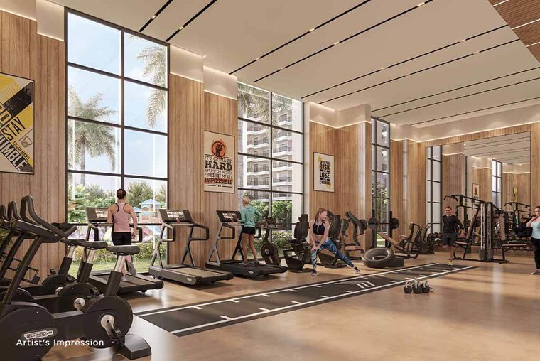 Gym, ska-divine 4 Bedroom 2962 Sq.Ft. Apartment In Sector 1 Wave City Ghaziabad 10397256