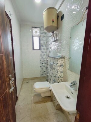 Bathroom in 3 BHK Builder Floor at Saket – for Rent