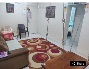 Living Room in 1 BHK Apartment at Laxminarayan Nagar CHS, Erandwane – for Rent