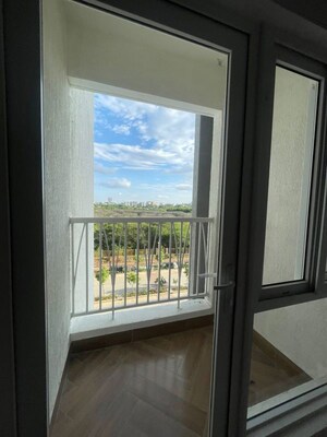 Balcony in 3 BHK Apartment at Meridian Park At The Prestige City, Sarjapur Road – for Rent