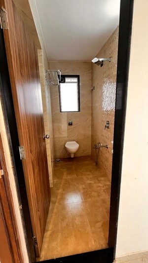 Bathroom in 2 BHK Apartment at Accord Heights, Kurla West – for Rent