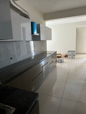 Kitchen in 3 BHK Apartment at Motia Blue Ridge, Dhakoli – for Rent
