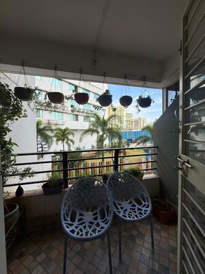 Balcony in 2 BHK Apartment at LS Mehetre Laxmi Horizon, Punawale – for Rent